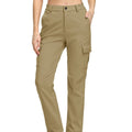 Pantalón cargo térmico para mujer,
tejido de poliéster, forro polar.
Caqui