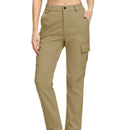 Pantalón cargo térmico para mujer,
tejido de poliéster, forro polar.
Caqui