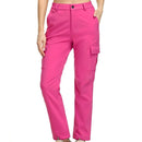 Pantalón cargo térmico para mujer,
tejido de poliéster, forro polar.
Rosa