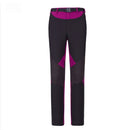 Pantalón com tejido IceDry de alta tecnología transpirable e impermeable - lila/negro.