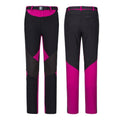 Pantalón com tejido IceDry de alta tecnología transpirable e impermeable - rosa/negro.
