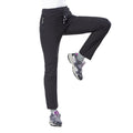 Pantalón femenino, ligero y elástico, negro.