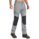 Pantalón térmico para hombre con forro polar interno. - Gris Claro