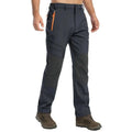 Pantalón térmico para hombre con forro polar interno. - Gris 