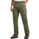 Pantalón de hombre con elástico en los laterales de la cintura, comodidad, ligereza y flexibilidad para los movimientos - verde