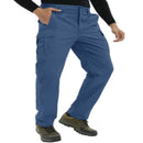 Pantalón de hombre con elástico en los laterales de la cintura, comodidad, ligereza y flexibilidad para los movimientos - Azul