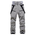Pantalones de nieve impermeables para hombre, garantiza comodidad y movilidad durante el uso - Gris