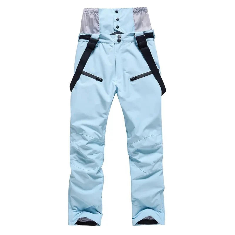 Pantalones de nieve impermeables para hombre, garantiza comodidad y movilidad durante el uso - Azul