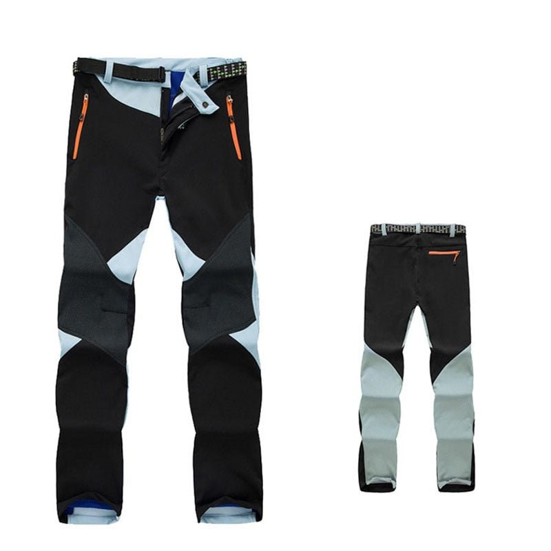 Pantalón térmico ligero y cómodo para mujer, impermeable, cálido y a prueba de viento - Azul claro