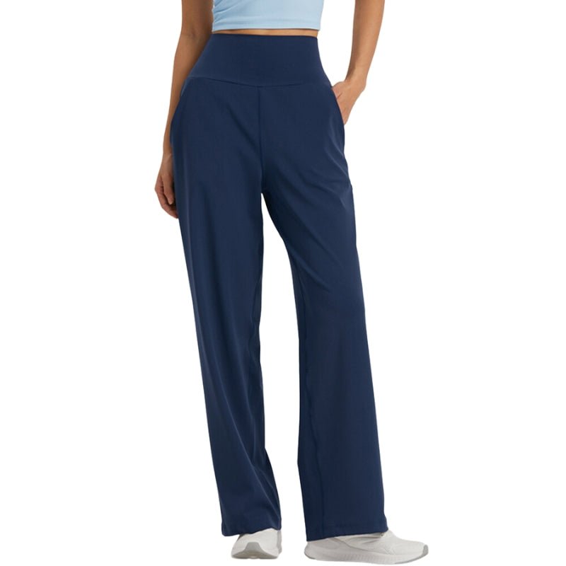 Pantalón Deportivo Mujer, Secado Rápido, Ligero y Cómodo - Azul marino