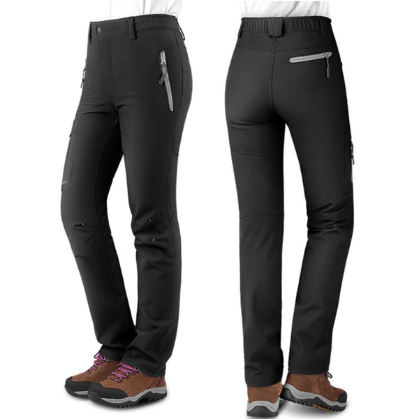Pantalón térmico impermeable para mujer en color negro