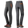Pantalón térmico impermeable para mujer en color gris