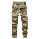 Pantalones cargo para hombre - caqui