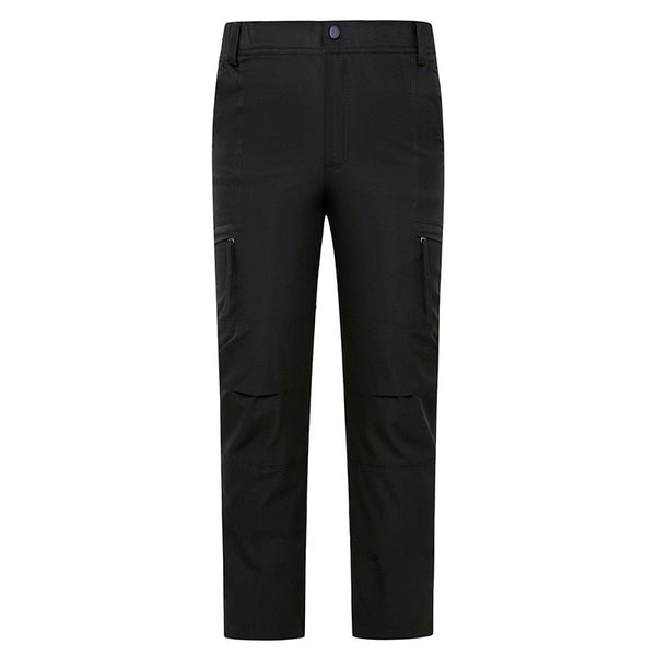 Pantalón de hombre 2 en 1, con forro térmico desmontable - Negro