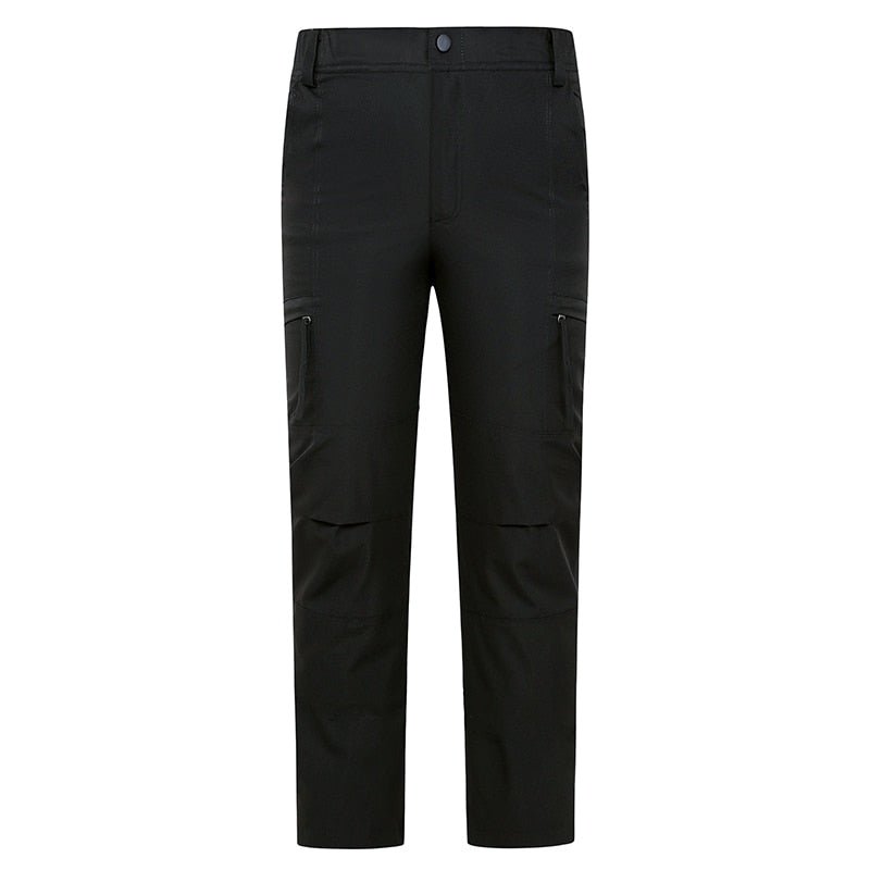 Pantalón de hombre 2 en 1, con forro térmico desmontable - Negro
