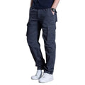 Calça masculina cargo, alta resistência, durabilidade - gris.