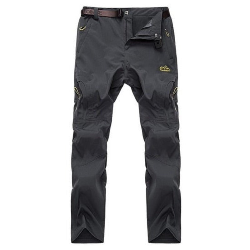 Pantalón elástico, secado rápido, negro.