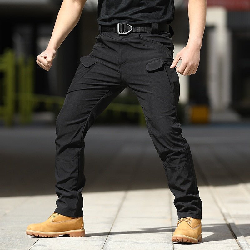 Pantalón táctico impermeable de alta resistencia - Negro