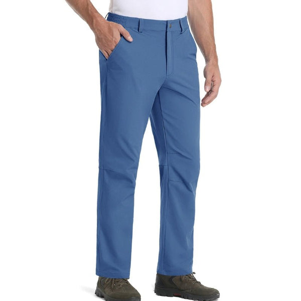 Pantalones casuales ligeros y de secado rápido para hombre - azul