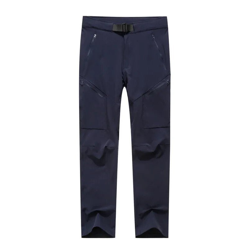 Pantalón de mujer de secado rápido, con protección solar UV, ligero y cómodo - Azul