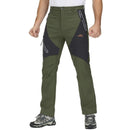 Pantalón deportivo térmico e impermeable para hombre - verde.