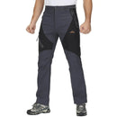 Pantalón deportivo térmico e impermeable para hombre - gris oscuro.
