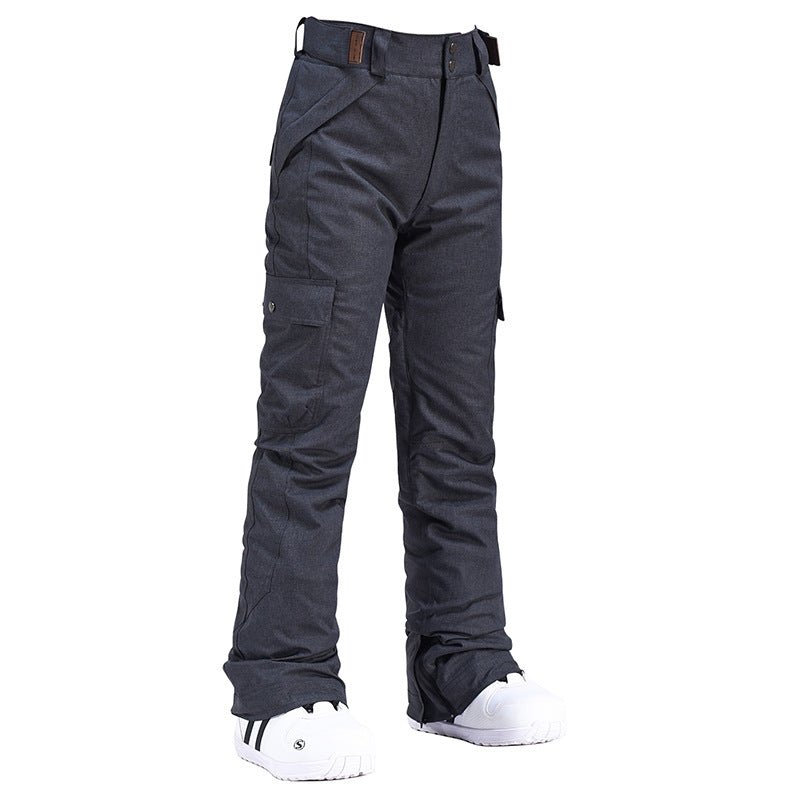 Pantalones de esquí para mujer - gris oscuro