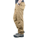 Pantalones cargo para hombre - caqui