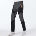 Los pantalones de hombre son de tela ligera, transpirable y resistente al desgaste - gris/negro
