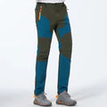 Los pantalones de hombre son de tela ligera, transpirable y resistente al desgaste - verde/azul