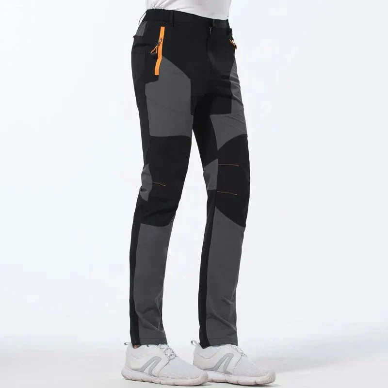 Los pantalones de hombre son de tela ligera, transpirable y resistente al desgaste - negro/gris