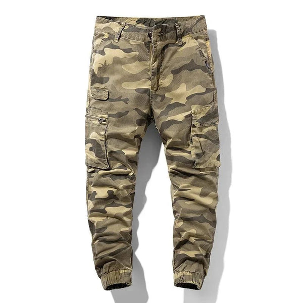 Pantalones cargo para hombre - Caqui