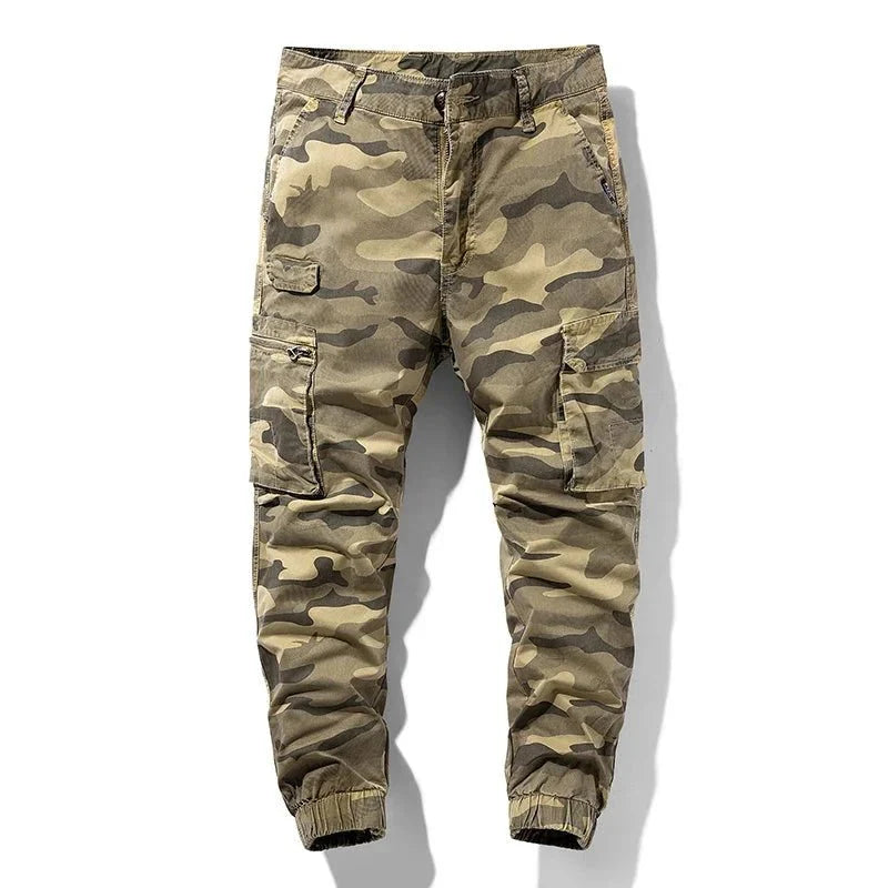 Pantalones cargo para hombre - Caqui