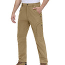 Pantalones térmicos para hombre,
impermeable e a prueba de viento - caqui