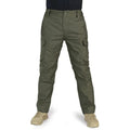 Pantalón táctico para hombre, tejido ripstop, resistente al desgaste - verde