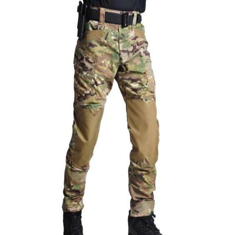 Pantalón de hombre con rodillas reforzadas - Marrón