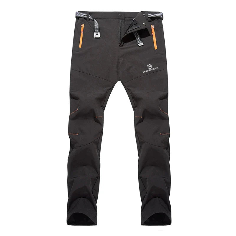 Pantalones casuales ligeros y de secado rápido para hombre - Negro