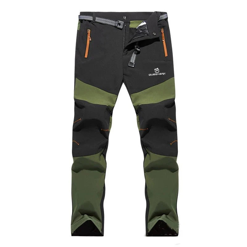 Pantalones casuales ligeros y de secado rápido para hombre - verde