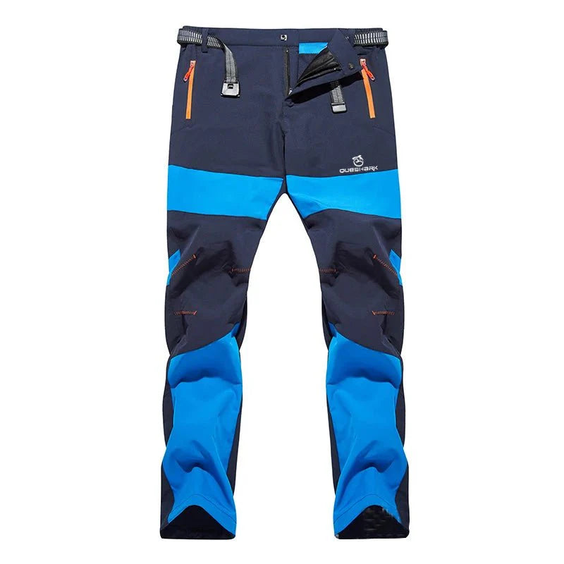 Pantalones casuales ligeros y de secado rápido para hombre - azul