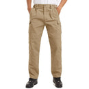 Pantalones de hombre con cintura elástica en los laterales,
Durable, resistente al viento y al agua - caqui