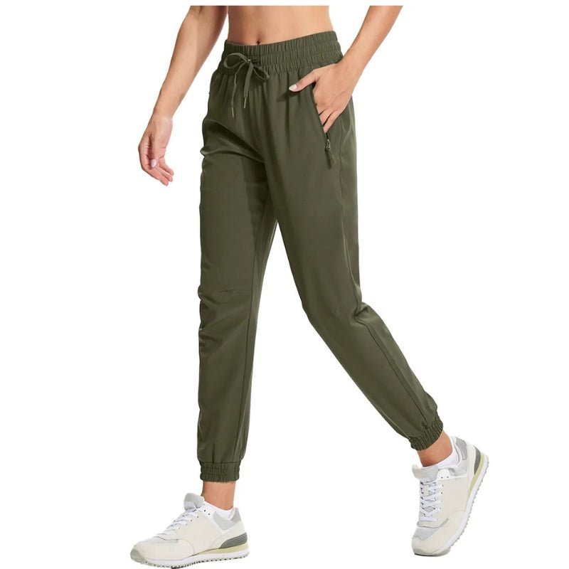 Pantalón Deportivo Mujer, Secado Rápido, Ligero y Cómodo - Verde