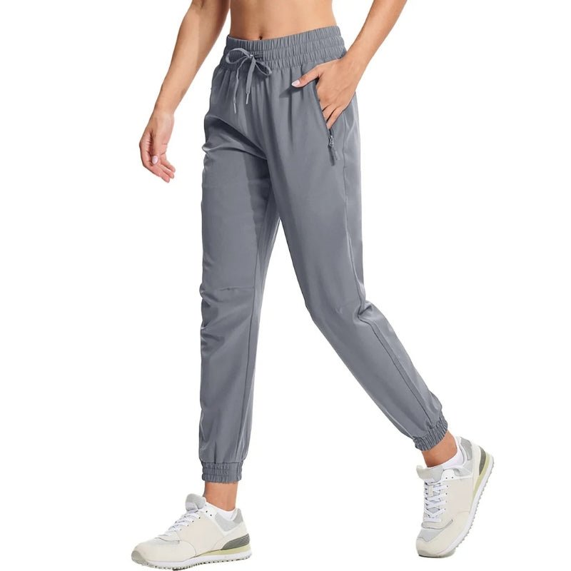 Pantalón Deportivo Mujer, Secado Rápido, Ligero y Cómodo - Gris claro