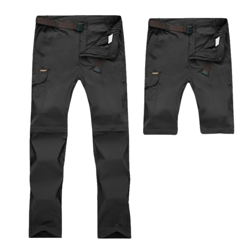 Pantalón bermudas de mujer, con protección UV - Negro