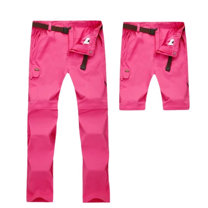 Pantalón bermudas de mujer, con protección UV - Rosa.