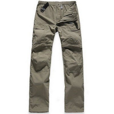 Pantalones bermudas de mujer, impermeable - caqui