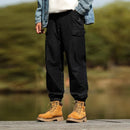 Pantalón jogger para hombre, tejido repelente al agua - Negro