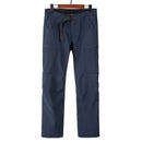 Pantalón térmico impermeable para hombre, con forro polar - Azul