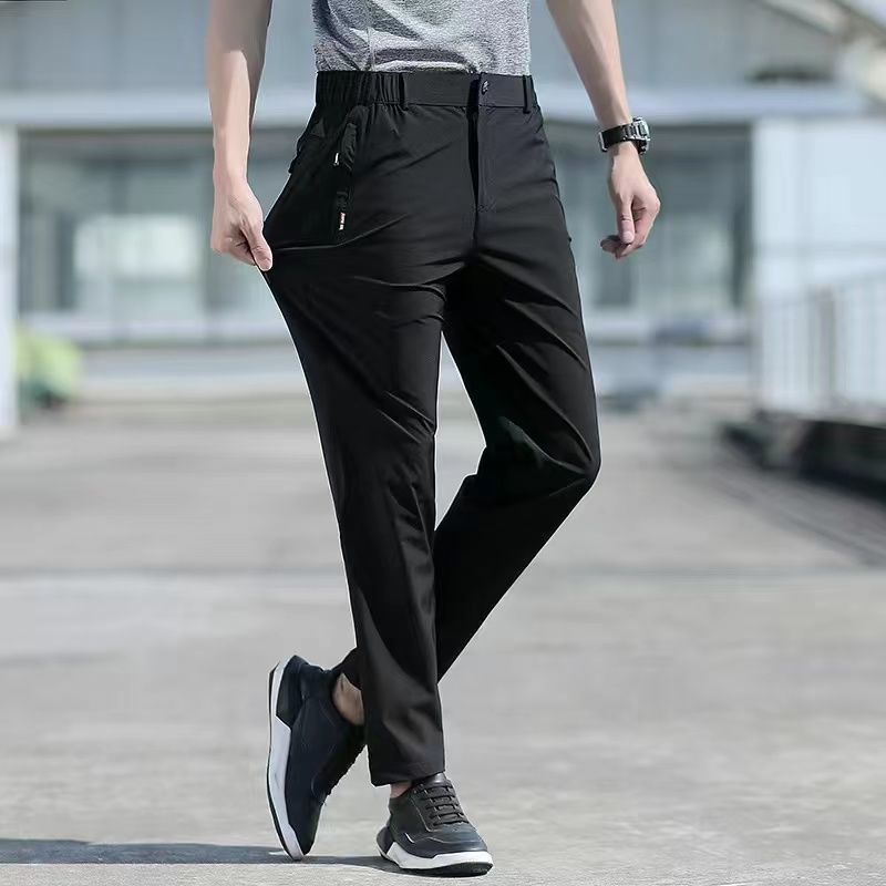 Pantalones de exterior para hombre, resistente al agua - Negro