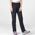 Pantalón térmico fabricado en poliéster, elastano, impermeable y cortavientos, color negro