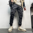 Pantalón cargo para hombre tejido 100% algodón, color gris